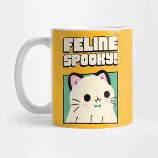 Cute Kitty Feline Spooky Halloween Pun Mug